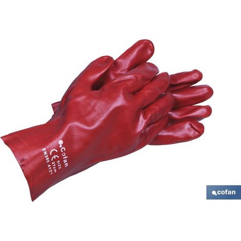Gants en PVC étanche Ils protègent et prennent soin de la peau Idéaux pour les tâches de nettoyage (1/2)