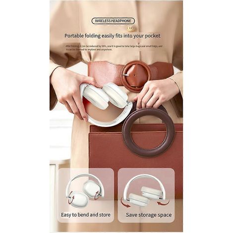 Casque sans fil Bluetooth pour jeux vidéo, haute puissance, A-- (1/5)