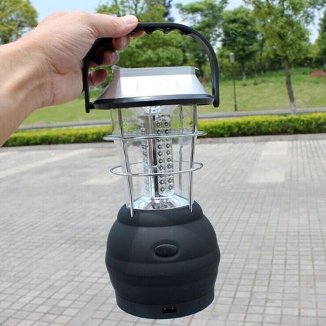 36led solaire tente lumière portable lumière camping lumière usb lumière extérieure-Ensoleillé