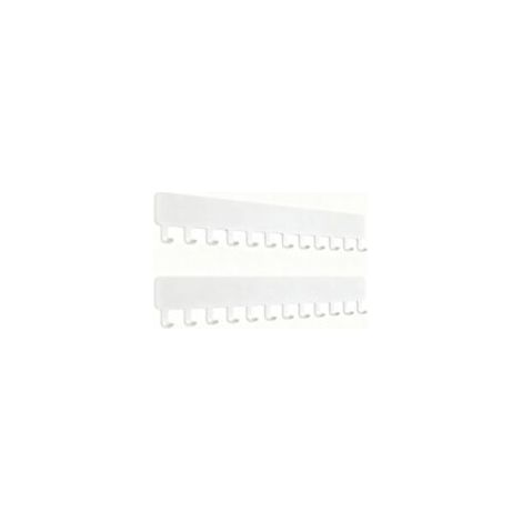 Almacenamiento de pared para cadenas y joyas: Estante de pared, soporte para cadenas, perchero para cadenas, organizador de cadenas, joyero de pared, blanco, 2 piezas - Crezuo