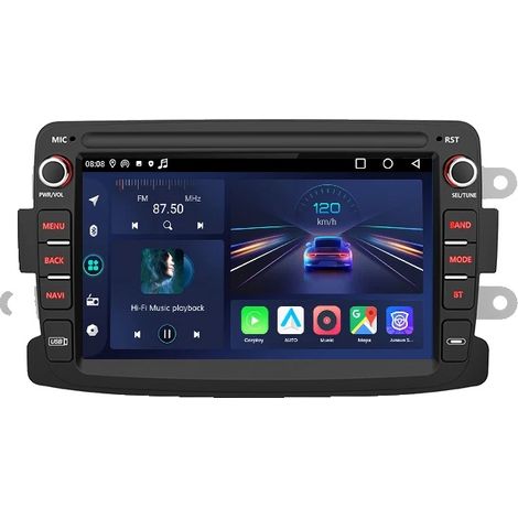 Autoradio, Écran de 7 Pouces, Compatible avec les Modèles Renault et Dacia, V1 (2G 64G) (1/2)