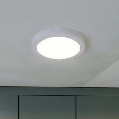 [GEBRAUCHT] B-Ware Prios Deckenlampe Aureka LED Lampe mit Bewegungsmelder Ø23cm warmweiß weiß (1/2)