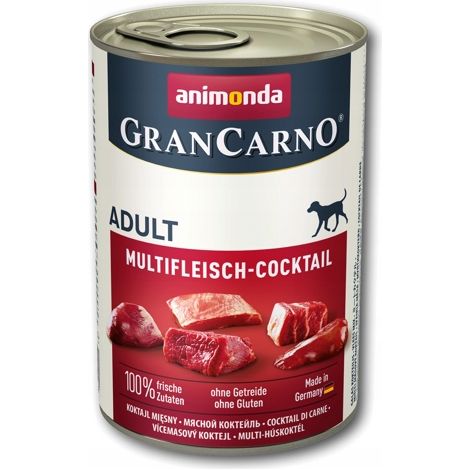 Nourriture humide pour chien ANIMONDA Grancarno Adult cocktail de viande 24x400g (1/2)