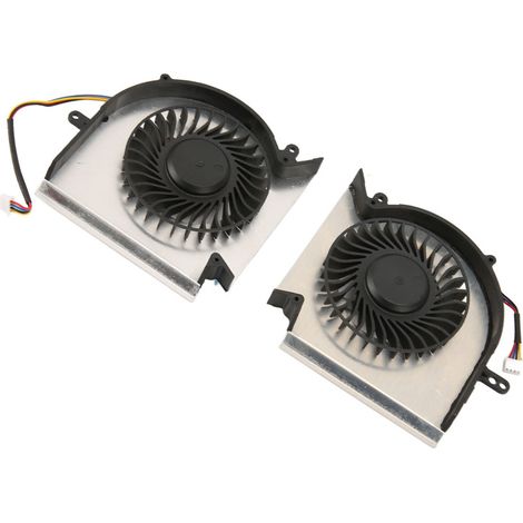 Ventilador de refrigeración para portátil – 4 pines DC5V, carcasa de metal + ABS – Para GE63VR, MS16P1, GE73VR, MS17C1
