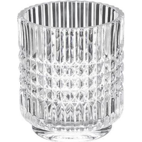 Gobelet Salle de Bain "Precious" 8cm Transparent