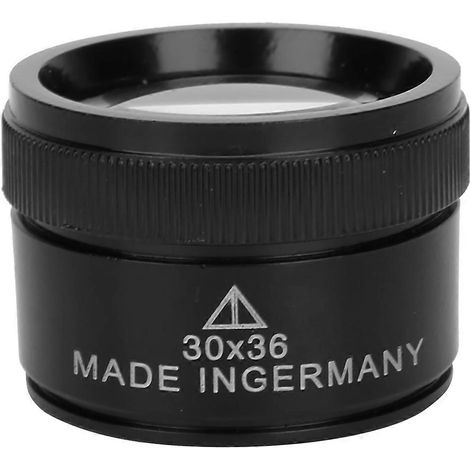 Mini loupe ronde portable 30X pour l'identification et la détection des composants de bijoux 30x36 mm (1/4)