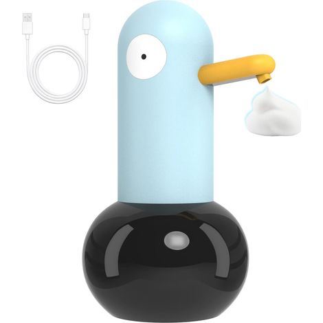1 Distributeur savon mousse, Capteur infrarouge, Batterie rechargeable 1800mAh, Réservoir 400ml, Salle de bain cuisine (1/5)