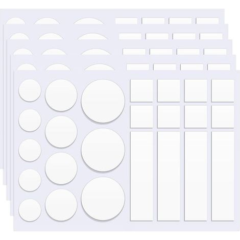120 puntos adhesivos transparentes de doble cara - Pequeños puntos adhesivos removibles - Pegatinas de doble cara (1/5)