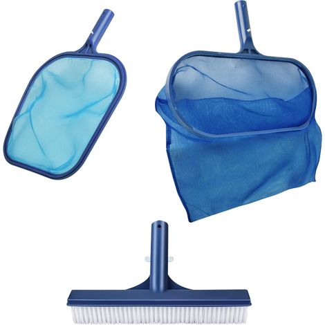Épuisette de Surface Piscine, Pool Net Leaf Skimmer, épuisette Piscine, épuisette de Fond de Grand capacité pour Piscine Jardin étang Fontaine (1/4)