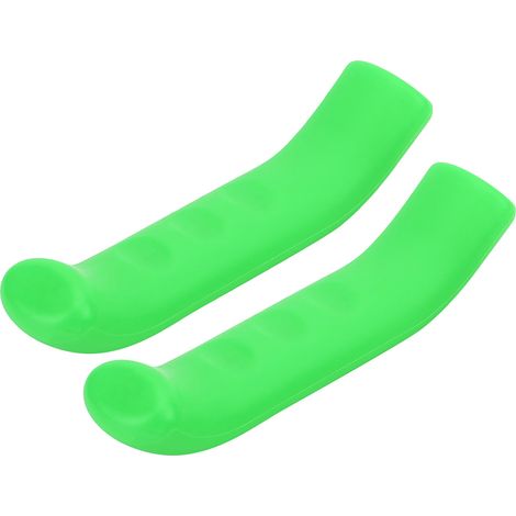 Poignée de frein vélo antidérapante, protection en silicone pour levier de frein VTT route (Vert) (1/5)