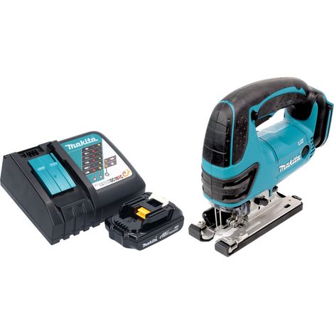 Makita DJV 180 RY1X Akku Stichsäge 18 V 135 mm + 1x Akku 1,5 Ah + Ladegerät (1/5)
