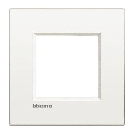 Placca bianca Livinglight AIR 2 moduli LNE4802BN