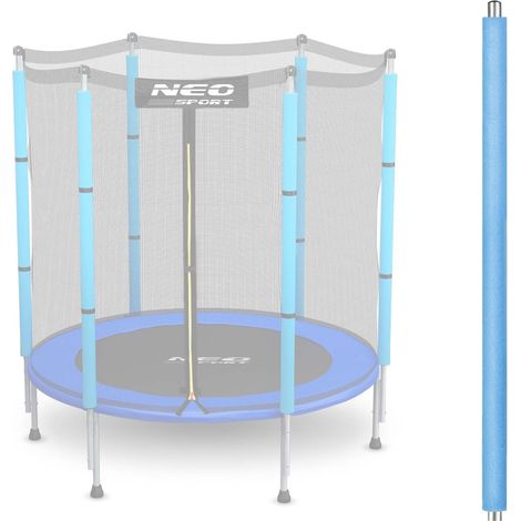 Poste superior de trampolín con red protectora exterior 4,5 pies Azul Neo-Sport