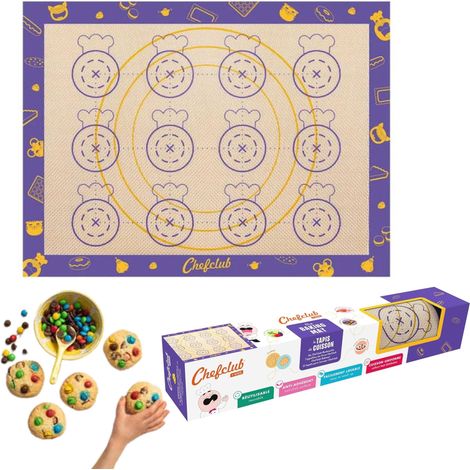 Tapis Cuisson en Silicone Antiadhésif 30x40 cm Dès 4 Ans (1/5)