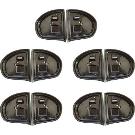 Lot de 10 joints d'étanchéité en caoutchouc pour rétroviseurs extérieurs gauche et droit, compatibles avec Mercedes-Benz Classe E W211 (2002-2009) et Classe C W203 (2000-2006) (1/5)