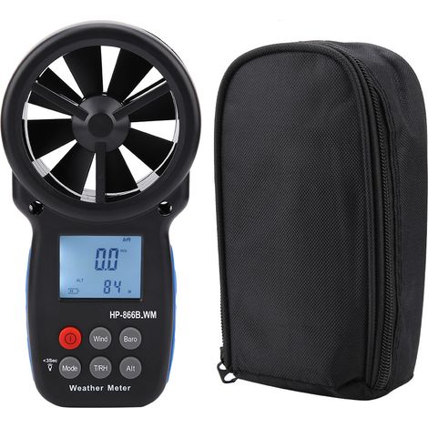 866B-WM Handheld Digital Wind Speed Meter Air Volume Measuring Anemometer (1/5)
