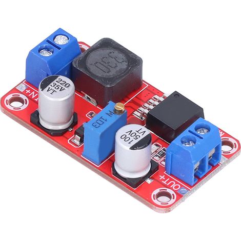 Module élévateur de tension DC-DC XL6019 convertisseur boost réglable 5A haute puissance 50x28x13mm (1/5)