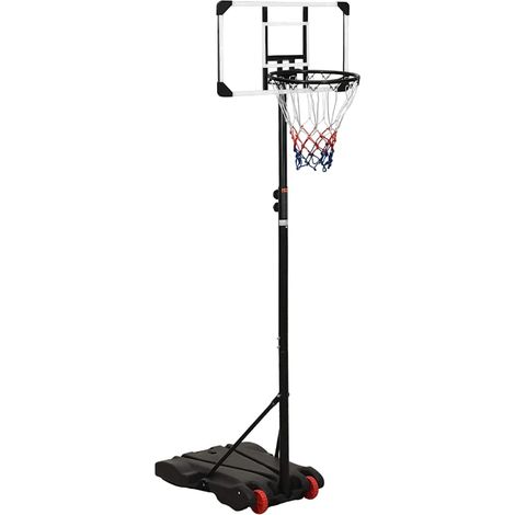 vidaXL Canasta de baloncesto policarbonato transparente 216-250 cm (1/5)