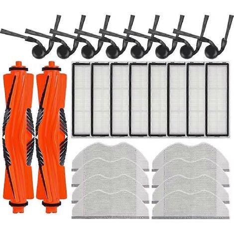 Brosse pour aspirateur De remplacement Kits avec Xiaomi Robot Aspirateur S40 OV81 BHR084AEU Main Brosse Side Aspirateur Accessoires (1/5)