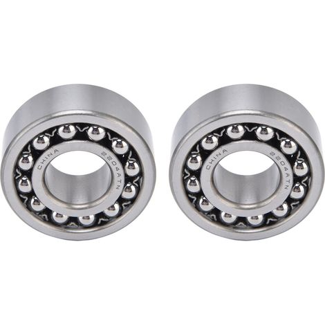 2 roulements à billes à double rangée, fabrication excellente, fonctionnement à haute vitesse, silencieux, pièces mécaniques 2204 (1/5)