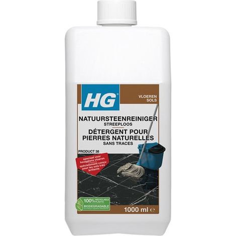 Détergent sans traces pour pierres naturelles 1 L - n°38 - HG