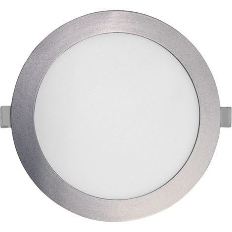 Faretto LED da incasso rotondo SECOM, 30W, 3300lm, Ø30cm, 4000K, cromato, 30000 ore.