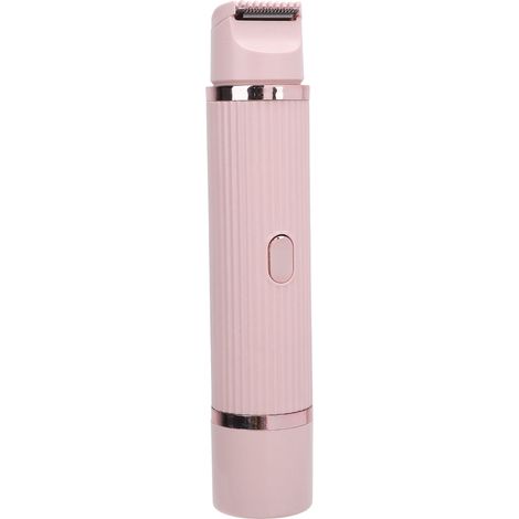 Tondeuse électrique double tête pour femme, tondeuse intégrale pour le corps, tondeuse bikini rose, pour aisselles, jambes et mains (1/5)