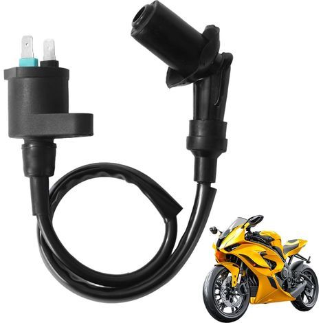 Bobine Allumage, 42cm Bobine D'Allumage pour Moto, Pack De Bobines D'Allumage, pour Moteur GY6 50 CC 125 CC 150 CC, Accessori pour GY6 Moteur Moto Dirt Bike Scooter Cyclomoteur (1/5)