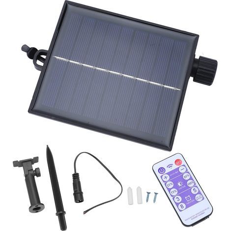 Solarsteuergerät, 8 Modi, 4,5-V-Polysilizium-Panel, 1200-mAh-Akku, IP65 wasserdicht, Garten (1/5)