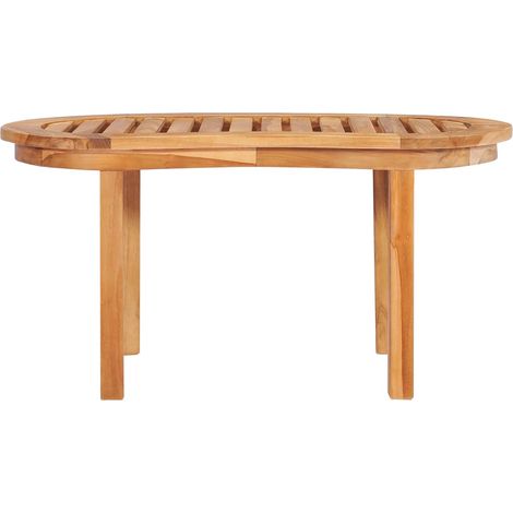 Kaffeetisch 90x50x45 cm aus massivem Teakholz