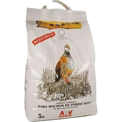 Alimento de mantenimiento para perdices, 15,5 % de proteína, 3,8 % de grasa, 5 kg, 0,90 % de calcio, 0,73 % de fósforo. (1/2)