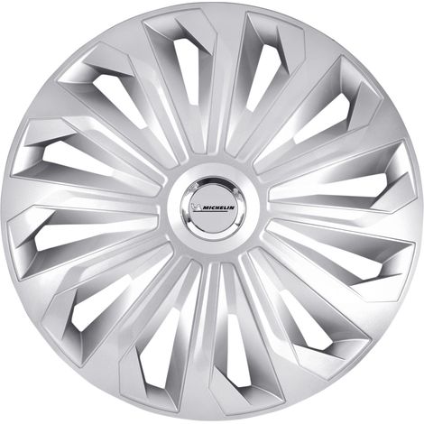 Michelin Radzierblenden Monique 38 cm (15 Zoll) silber 4 Stück Reifen & Felgen (1/2)