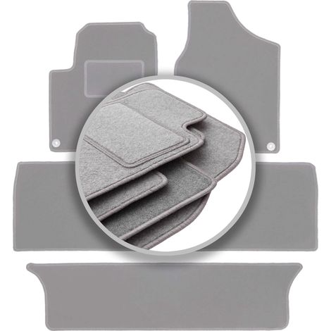 Alfombrillas grises para coche: Volkswagen Sharan I monovolumen (1995-2010) (1/5)