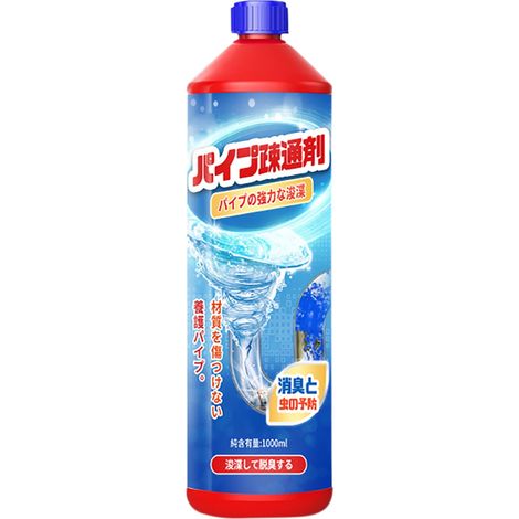Désengorgeur De Canalisation - Produit Chimique Pour Nettoyage Des Tuyaux De Cuisine Et Salle De Bains - 1000 Ml (1/5)