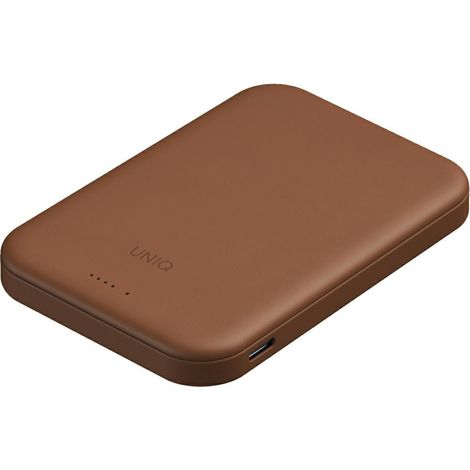 Batterie externe UNIQ Lyden Lexa magnétique 5000 mAh PD USB-C MagSafe caramel (1/3)