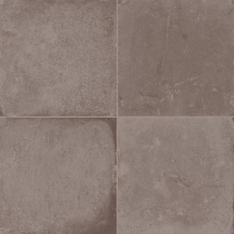Carrelage effet Terre cuite Terracotta Foncé 22,3x22,3x0,9 cm Argelio - Sol et mur intérieur (vendu par carton de 0,65 m²) - RO'MA CARRELAGE