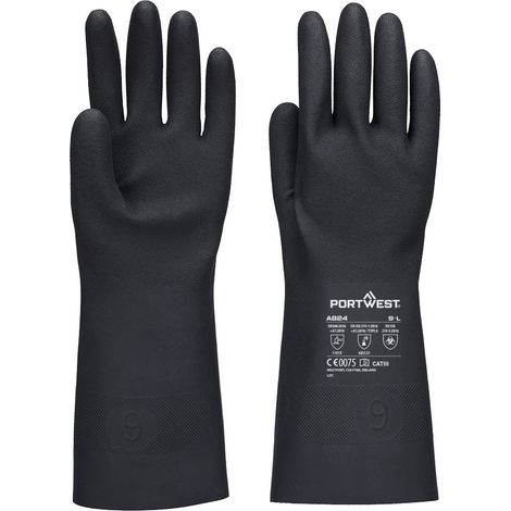 Gant Chem Tout Enduit Butyl 350 - Taille Xl - Noir - Portwest