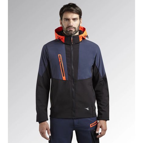 Diadora Utility Softshell Hybrid-Softshell-Arbeitsjacke - XXL - Blau (1/5)