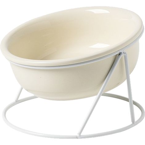 Gamelle en céramique pour chat, gamelle pour chien, gamelle d'eau, gamelle de nourriture, protection cervicale, cadre en fer, gamelle pour animaux (1/5)