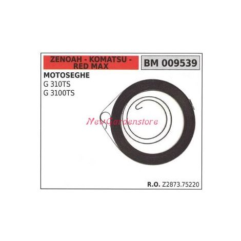 ZENOAH Anlasserfeder für Kettensäge G 310TS 3100TS 009539