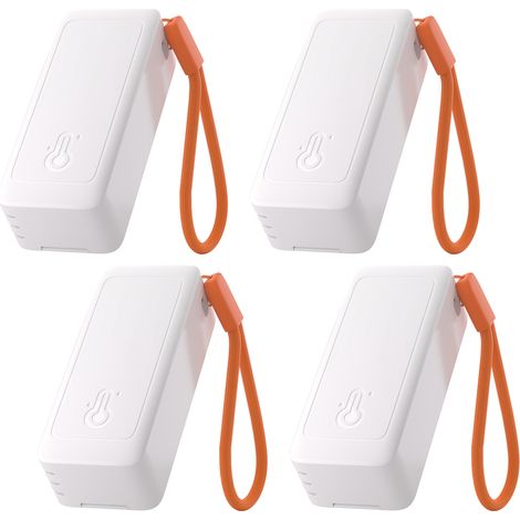SONOFF SNZB-02B AirGuard TH Lite Zigbee Temperatursensor & Feuchtigkeitssensor, Thermometer Hygrometer mit App-Benachrichtigung, Fernüberwachung für Gewächshaus und Zigarrenhumidor, 4er-Pack (1/5)