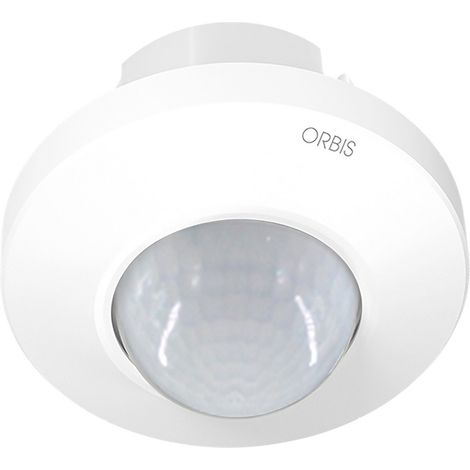 ORBIS Zeitschalttechnik OB137812 Unterputz, Aufputz PIR-Bewegungsmelder 360 ° Weiß IP20, IP54