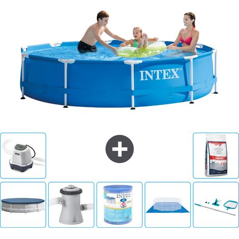 Intex Piscine Tubulaire Ronde - 305x76 cm - 8-pièces  S31498 (1/5)