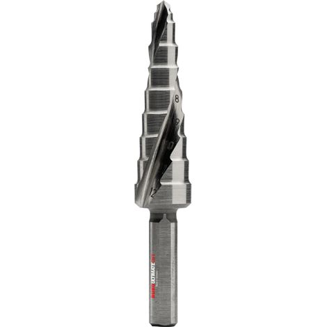 RUKO ULTIMATECUT Broca escalonada HSS-Co 5 con punta FLOWSTEP® tamaño 0/9 - 101650-9E (1/4)