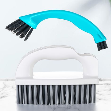 Brosse de nettoyage pour piscine, pour les parois, le fond, les marches et les carreaux, utilisation manuelle dans les spas, les lacs, les fontaines et les baignoires-AquaForge (1/5)