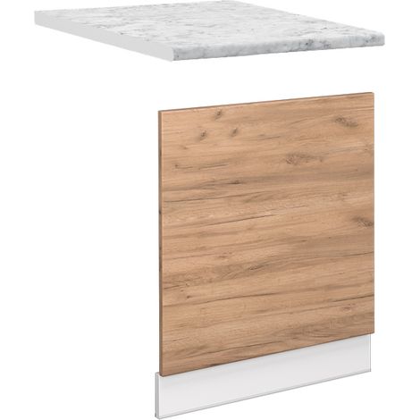 Panel frontal Fame-Line, Roble dorado, 60 cm , ET Mármol, Vicco