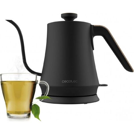 Cecotec Hervidor de Agua, 1 L Capacidad, Thermosense 500 Cisne, 1200W, Calentamiento Rápido, Filtro Antical, Libre de BPA y Otros Tóxicos, Base con Giro de 360º, Diseño con Forma de Cisne (1/4)