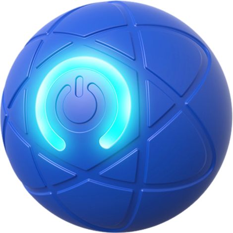 Pelota rodante Pet Self-Hi, pelota para perros Cosmic, azul