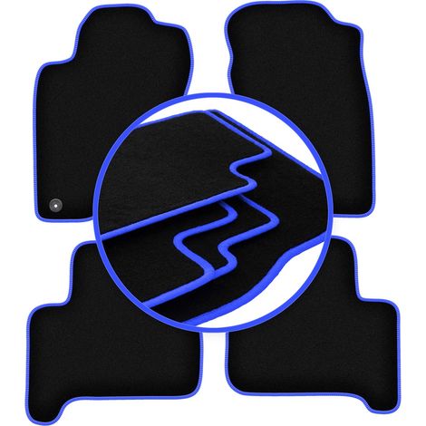 Tappetini auto CARLUX-BLUE per: Toyota Land Cruiser J120 5 porte (2002-2009)
