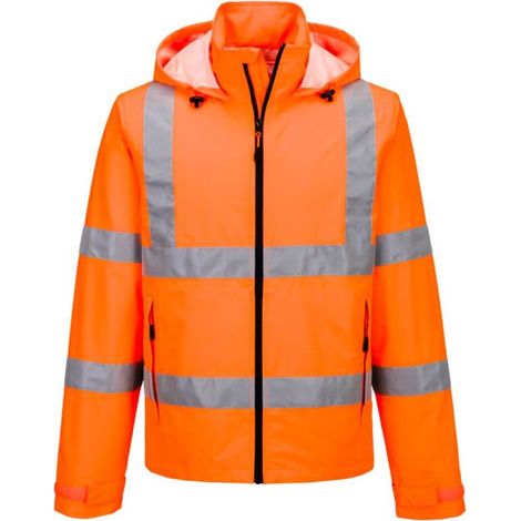 Chaqueta ligera y plegable de alta visibilidad S164 5XL Naranja (1/2)